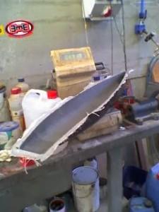 Casco fibra carbono velero RC