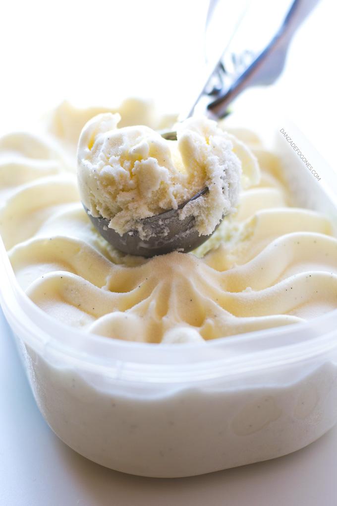 Helado de vainilla vegano | Danza de Fogones