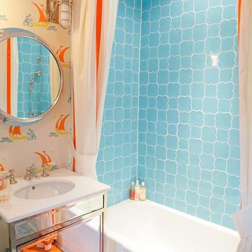 bano-infantil-naranja