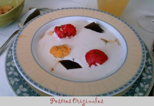 Sopa de pinones y nueces