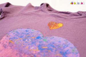 resultado camiseta decorada con crayon