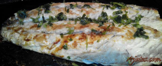 caballa a la plancha