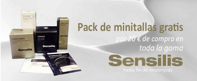 Promoción de minitallas de Sensilis en Farmaconfianza