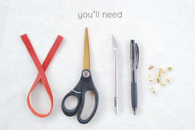 pulsera cuero materiales