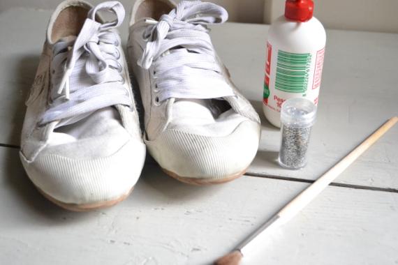 materiales deportivas con glitter