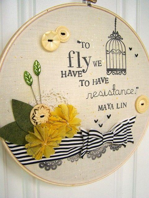 Decora con bastidores