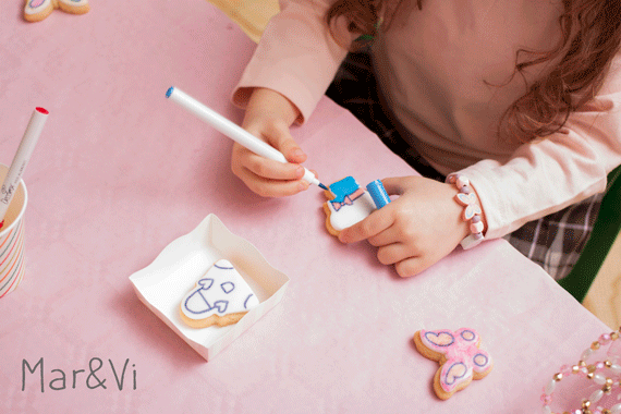 galletas pintadas con rotuladores
