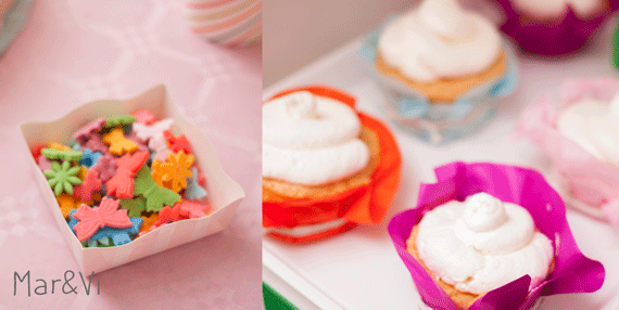 cupcakes para que decoren los niños