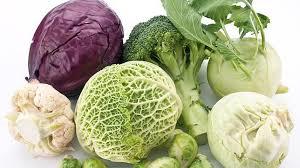 coliflor, brocoli y repollo