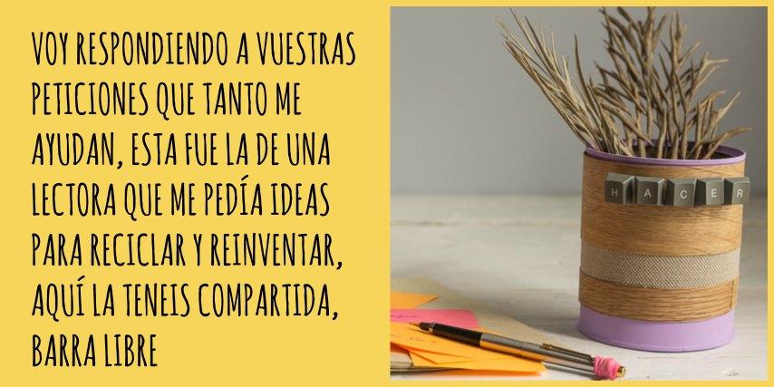 reciclar y decorar una lata