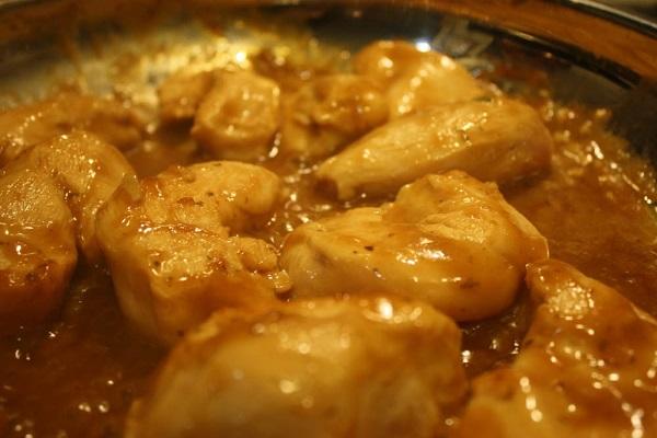 Pechugas de pollo a la naranja