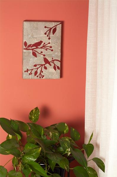 diy tapa carton cuadro