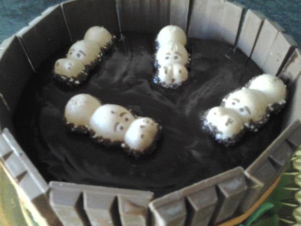 Tarta Laguna de hipopotamos