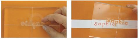 consejos uso letras sellos transparentes Artemio