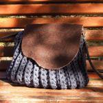 Bolso de trapillo con cuero