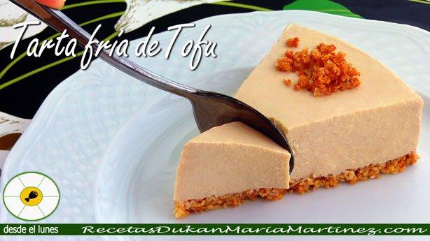 Recetas con Tofu: Tarta fría de Tofu y queso (dieta Dukan Ataque y Escalera Dukan desde el lunes)