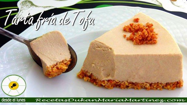 Tofu Mercadona, recetas: Tarta fría de queso y tofu, apta para la dieta Dukan desde la primera fase