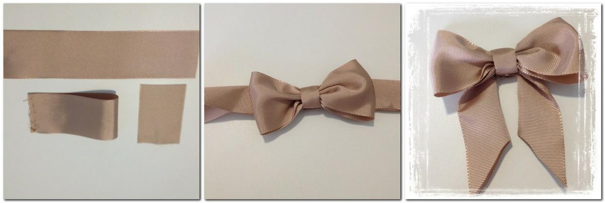 como hacer un lazo para una diadema