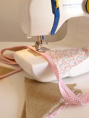 banderola de tela handmade