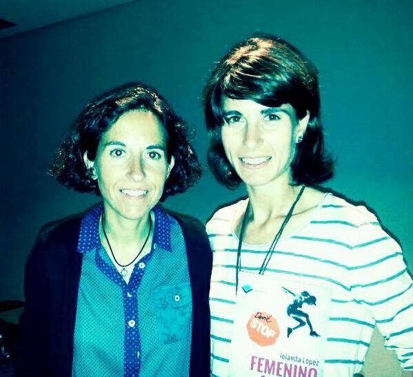 Iolanda López y Mary González