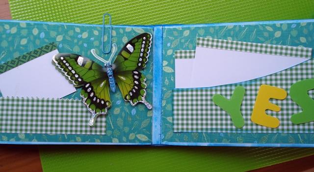 mini álbum de scrap para Paula