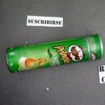 Caleidoscopio hecho reciclando botes de Pringles - Kaleidoscope made out of recycled tubes of Pringles