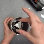 Caleidoscopio hecho reciclando botes de Pringles - Kaleidoscope made out of recycled tubes of Pringles