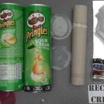 Caleidoscopio hecho reciclando botes de Pringles - Kaleidoscope made out of recycled tubes of Pringles