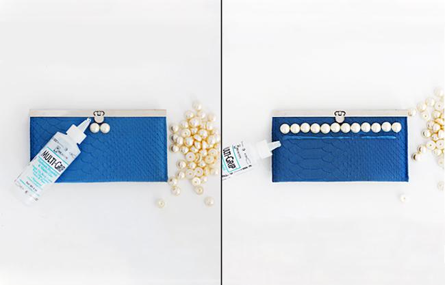 clutch perlas materiales