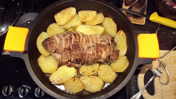 Cabezada de lomo al horno
