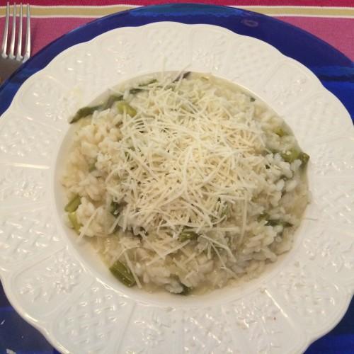 Receta de Risotto de Espárragos verdes 