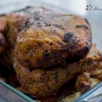 Pollo asado o al horno