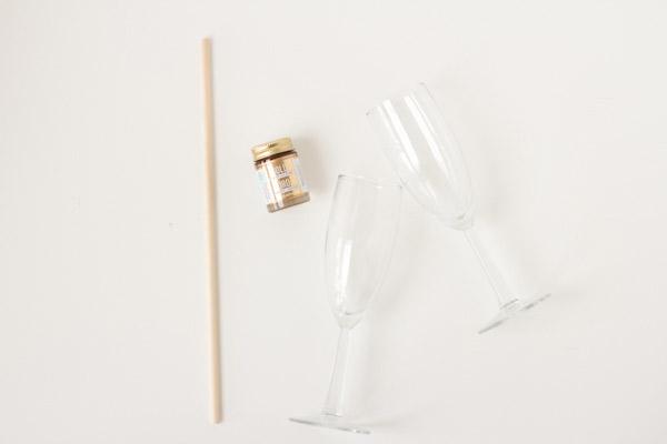 copas champagne materiales