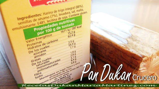 Pan Dukan en Mercadona, Lidl, Aldi: pan de centeno integral para Crucero, Consolidación y la NUEVA dieta Dukan