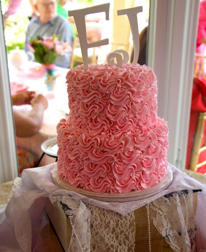 Tarta decorada para Fiesta del Te