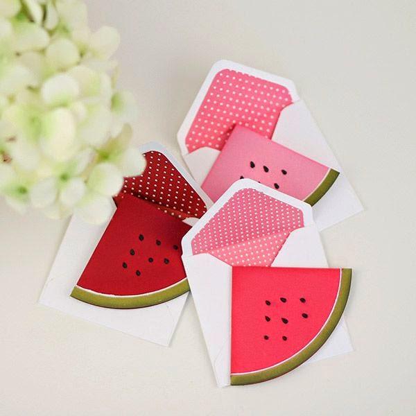 Set de carta inspiración sandía