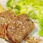 Paté hígado ternera plato beicon