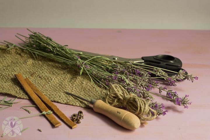 materiales para el macetero de saco