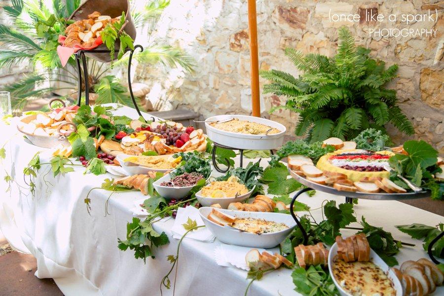 Aperitivos en una boda