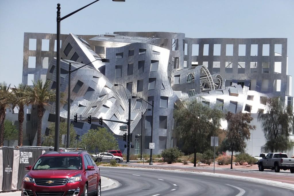 las vegas crushed building