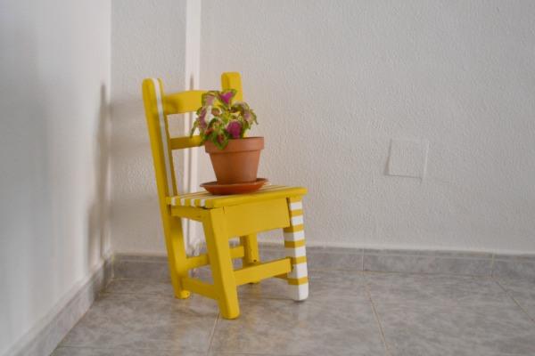 diy silla de madera