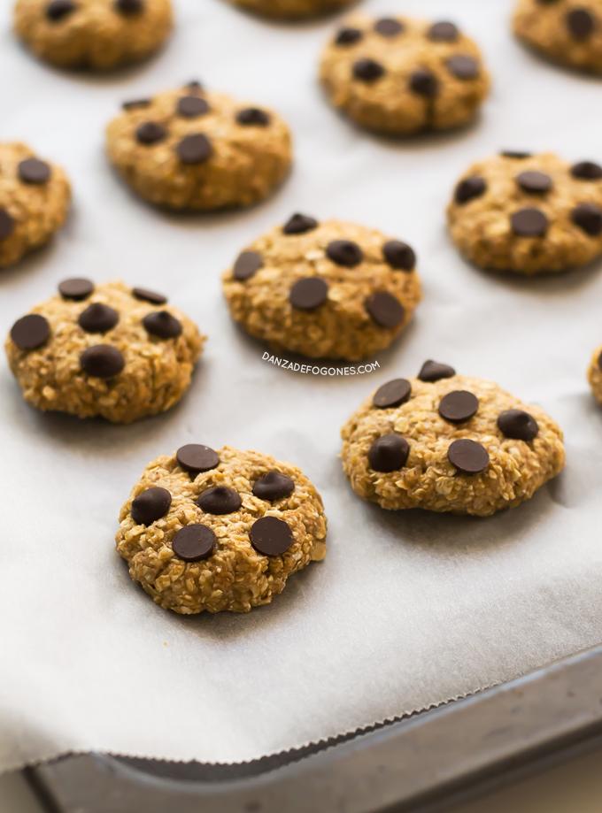 Galletas de avena y chocolate | danzadefogones.com