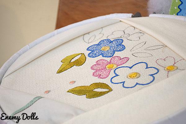 Bordado, aún en proceso