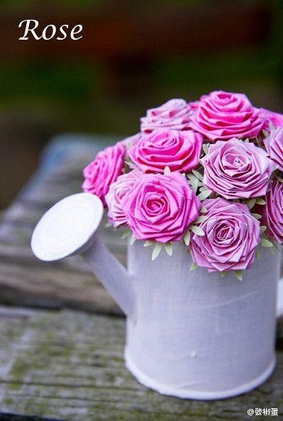 flores de papel