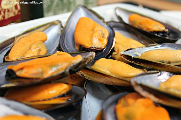 Mejillones al vapor