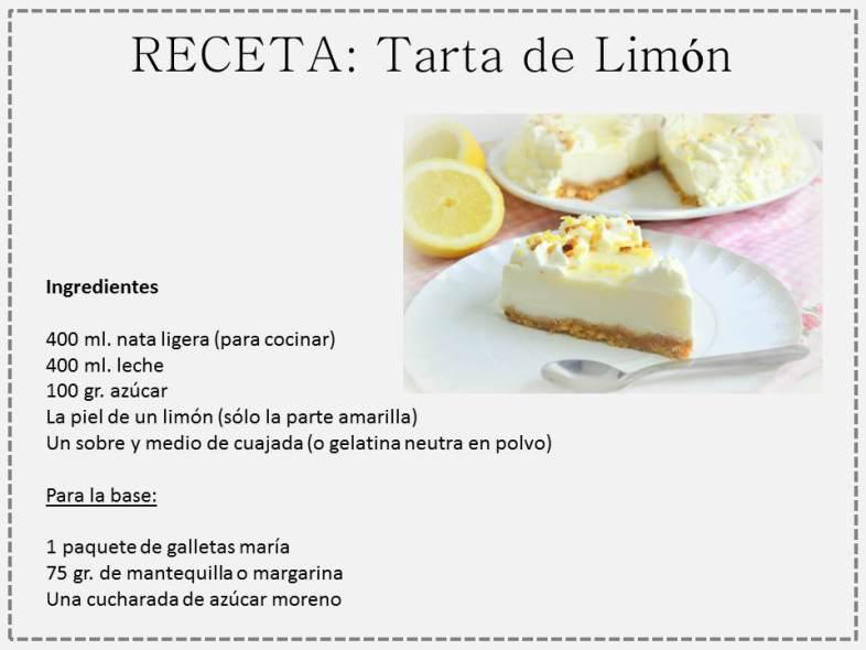 tarta de limon