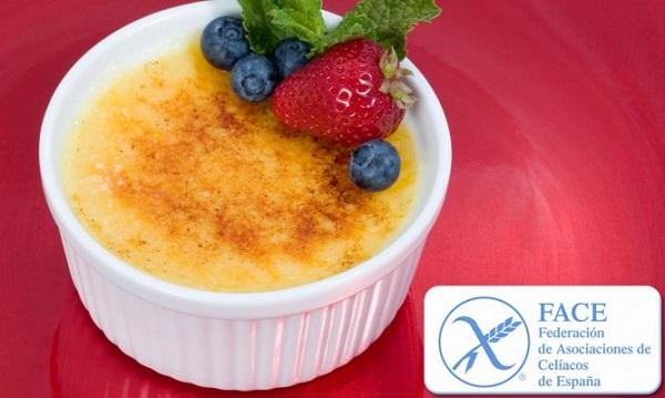Crema catalana sin gluten