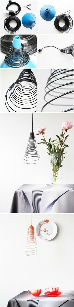 Lampara de techo DIY