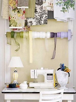 Espacio de trabajo para coser