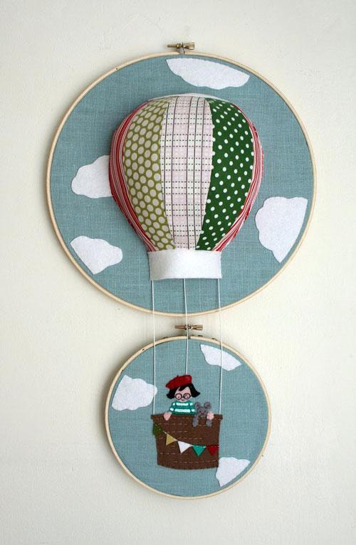 Decoración con bastidor